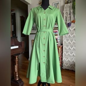 Vintage inspire Green dress